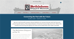 Desktop Screenshot of bethlehemshipyardmuseum.org