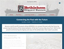 Tablet Screenshot of bethlehemshipyardmuseum.org